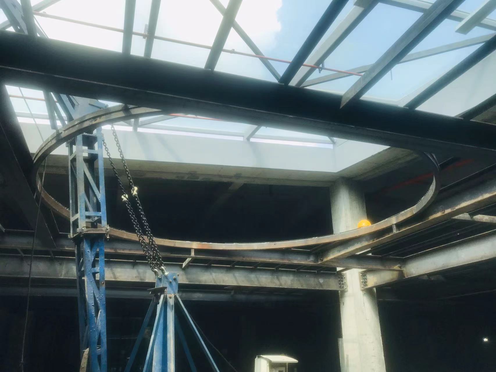 水街鋼結構夾層施工順利竣工 水街鋼結構夾層施工順利竣工